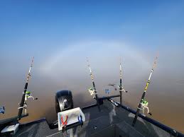 Did anyone else see the foggy rainbow this morning