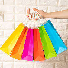 Orange Shopping Gifts Green Fuchsia Pink 24 Pack Gift Bags Yellow Party Favors 6 3 X 3 1