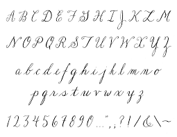For the chinese cursive handwriting in calligraphy, see cursive script (east asia). Calligraphy Alphabet Font Script Beautiful Handwriting Fonts Fonts Alphabet Lettering Alphabet Fonts