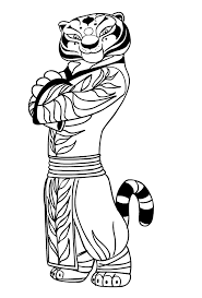 Kung fu panda tigress | tumblr. Disegno Del Maestro Tigre Di Kung Fu Panda Da Colorare