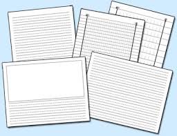These versions of lined paper include small and normal sized lines as well as layouts with spots for kids to draw pictures. Do2learn Educational Resources For Special Needs
