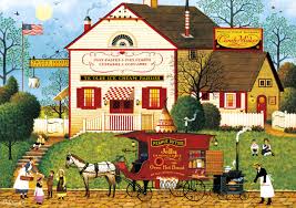 Cats of charles wysocki traveling cowboy 750 pc buffalo games jigsaw puzzle. Shop Wysocki Jigsaw Puzzles Jigsawpuzzle Com Au