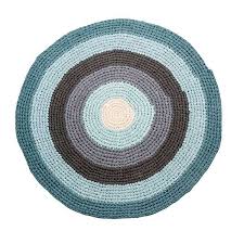 Sebra Hakel Teppich Rund Pastell Blau 119 90 Gehakelter Teppich Teppich Kinderzimmer Teppich