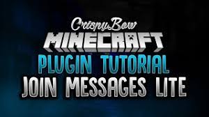 We try our best to allow all walks of life to enjoy survival together because we all love minecraft! Minecraft Join Messages Plugin Tutorial Joinmessageslite 1 3 Youtube