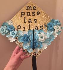 Me Puse Las Pilas Grad Cap Graduation Cap Decoration College Graduation Cap Decoration Cap Decorations