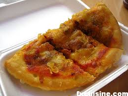 Image result for deep fried pizza