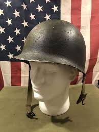 Navy M1 helmet (D-Day, Philipines, Okinawa vet)