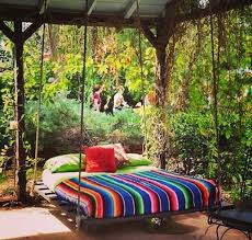 Hanging Bed Hangebett Paletten Schaukel Betten Aussenmobel