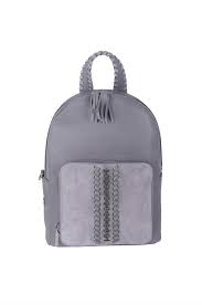 Shebo Backpack Leather Grey