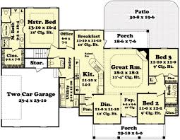 Because the square footage is limited, large lots aren't required for construction. Country Style House Plan 3 Beds 2 5 Baths 2100 Sq Ft Plan 430 45 Dreamhomesource Com