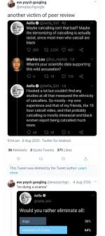 We did not find results for: Misogynistic Horror Comedy Men Of All Races Religions Ethnicities Perpetuate Catcalling Street Harassment But The Women Who Are Disproportionately Targeted Are Black Brown Women Women Of Minority Communities Feminism