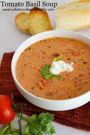 Tomato Basil Soup Recipe Recipe Recipes Tomato Basil Soup Healthy Recipes