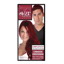 Try out and create subtle hints of teal, red, orange, or burgundy hair. Splat Complete Kit Crimson Obsession Semi Permanent Red Hair Dye With Bleach Walmart Com Walmart Com