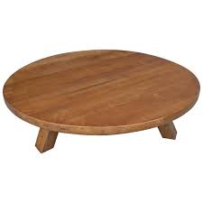 With such a huge inventory, we may have something similar that will fit your space. Large Solid Oak Round Coffee Table In Style Of Charlotte Perriand France 1960s At 1stdibs