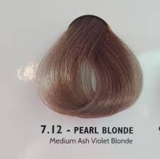 7 12luminart Cream Colour 100ml Medium Ashviolet Pearl
