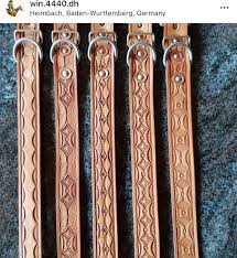 Pin By Sarah Ann On Leather Work Leather Carving Leather Guitar Straps Custom Leather Belts
