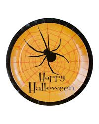 See more ideas about decor, beautiful wall decor, wall decor. Happy Halloween Paper Plates With Spider 8 St As Halloween Table Decoration Horror Shop Com