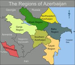 Map of major defense facilities throughout azerbaijan. Map Of Azerbaijan Regions Azerbaijan Mappery Azerbaijan Travel Azerbaijan Map
