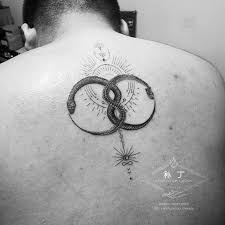 Aug 27, 2020 · infinity ouroboros tattoo the great serpent can also take the shape of an infinity symbol. Really Like The Multi Symbolism Happening In This Design Infinity Symbol I Can Add Something From In 2020 Ouroboros Tattoo Snake Tattoo Design Tattoo Sleeve Designs