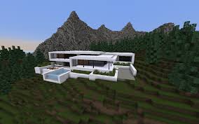 I built this house in minecraft!, its pretty cool and we printed with no supports and it still came out quite well. Modern Mountain House I Built A While Ago Minecraft