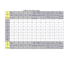 Size Chart For Girls Size Chart For Kids Size Chart Wholesale Kids Clothing