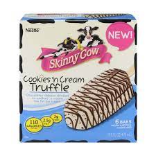 Order online nestle skinny cow cookies 'n cream low fat ice cream sandwiches on www.donelans.com. Skinny Cow Cookies N Cream Truffle Ice Cream Bars 15 9 Fl Oz Instacart