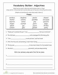 Synonyms For Happy Worksheet Education Com Vocabulary Worksheets Math Vocabulary Grammar Worksheets