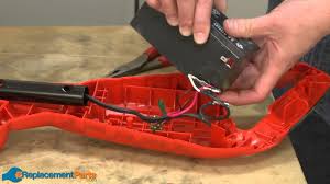 Black And Decker Cordless Weed Eater Parts How To Replace The Battery On A Black And Decker Cst1200 String Trimmer Part 244373 00 Youtube