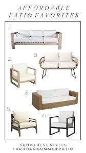 Shop outdoor patio and balcony furniture today! Affordable Patio Furniture Favorites Katelyn Block