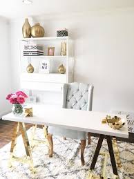 Creating A New Office Space Removed My Formal Living Room From The House Feminine Home Offices Home Office Decor Home Office Design