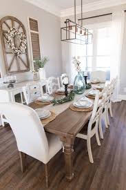 34 Beautiful Modern Rustic Farmhouse Dining Room Decor Ideas Farmhouse Dining Room Table Farmhouse Dining Rooms Decor Dining Room Remodel