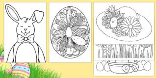Some nice coloring pages for the adults and some nice religious easter coloring pages to celebrate the beautiful memorial of christ's resurrection. Extra Large Easter Coloring Pages Teacher Made