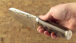 While each knife still takes at least 100 handcrafted steps to complete, the materials shun uses are among the most advanced in the industry. Shun Premier 7 Santoku Chef S Knife Tdm0702 Youtube