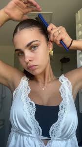 How to Make A Slick Back with Bangs