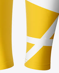 Download Long Leggings Front View In Apparel Mockups On Yellow Images Object Mockups