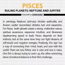 Pisces Ruling Planet Follow Zodianz Zodianz Zodiac Astrology Facts Horoscope Horoscopes Photooftheday Pisces Spiritual Awareness Planets