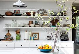 open shelving in kitchens