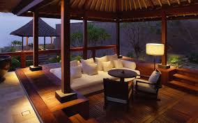 Deco Des Iles Interieur Moderne De Style Balinais En 99 Idees Bvlgari Hotel Outdoor Living Room Bali Resort