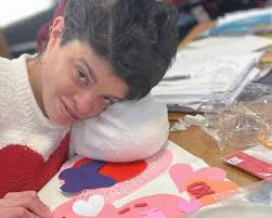 Love is in the air at SARAH Inc.! Individuals from our Westbrook and North  Haven Enrichment Programs participated in fun-themed Valentine's  activities. Westbrook created personalized Valentine gift bags, while North  Haven made