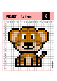 12 Modeles De Pixel Art Animaux A Telecharger Gratuitement Pixel Art Pixel Art Animaux Mignon Modele Pixel Art