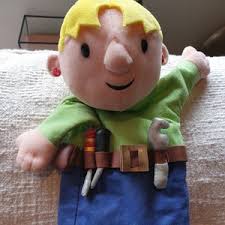 Super Cute Vintage Wendy Hand Puppet Bob the Builder 2001 Applause Hand  Puppet Wendy With Tool Belt Ln Great Condition