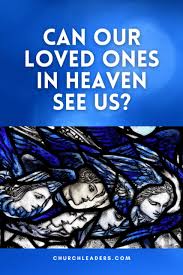 If sorrow over lost loved ones ruins heaven's bliss, then no one could be happy there, because every christian has family members, friends, neighbors, or erring brethren, who die in sin. Can Our Loved Ones In Heaven See Us