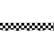 Black White Checkered Bulletin Board Border Scalloped Bulletin Board Border Classroom Themes Bulletin Boards