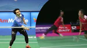 Mohammad ahsan (kiri) dari indonesia dan hendra setiawan dari indonesia merayakan kemenangannya dalam pertandingan perempat final bulu tangkis ganda putra melawan. Cuma Diginiin Mohammad Ahsan Pebulutangkis Jepang Ini Terjatuh Kok Bisa Tonton Videonya Surya Malang