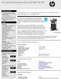 Download monitorenc1850 driver, or install driverpack solution software for automatic driver download and driverpack online wird ihre benötigten treiber automatisch finden und installieren. Hp Laserjet Enterprise 700 Color Mfp M775z Manualzz