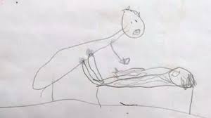 Wtb El Dibujo De Una Nina De 5 Anos Revela Que Sufria