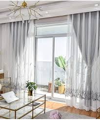 Gardine mit kräuselband bogengardine fertiggardine jacquard store vorhang. Sy0tmp4kimv0m