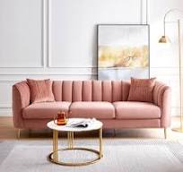 Linsy Fabric Sofa Net Red Light Luxury Ins Wind Small ...
