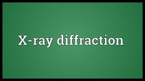 X Ray Diffraction Meaning Youtube