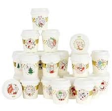 Affiliatelink Papierdrachen Diy Adventskalender Kaffee Becher Zum Selber Basteln Und Befullen Mit Schwarzem Washi Tape Advent Calendar Advent Calendar